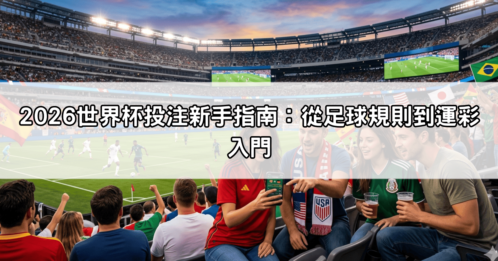 2026世界杯投注新手指南:從足球規則到運彩入門